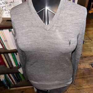 All Saints Merino Wool luxe elevated basics sweater